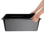 Vogue Polycarbonate 1/1 Gastronorm Container 200mm Black - Image 7