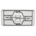 Bolero PE Rectangular Folding Table White 5ft (Single) - Image 2