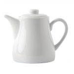 Olympia Whiteware Teapots 483ml (4 Pack) - Image 6