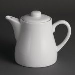 Olympia Whiteware Teapots 483ml (4 Pack)