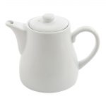 Olympia Whiteware Teapots 795ml (4 Pack) - Image 4