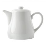 Olympia Whiteware Teapots 795ml (4 Pack) - Image 6