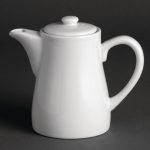 Olympia Whiteware Coffee Pots 310ml (4 Pack)