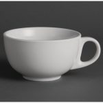 Olympia Whiteware Cappuccino Cups 425ml (12 Pack)