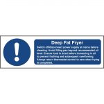 Vogue Deep Fat Fryer Safety Sign - Image 2