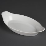 Olympia Whiteware Oval Eared Dishes 289mm (6 Pack)