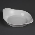 Olympia Whiteware Round Eared Dishes 220mm (6 Pack) - Image 3