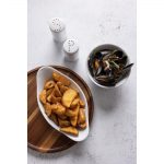 Olympia Whiteware Oval Eared Dishes 204mm (6 Pack) - Image 4