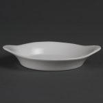 Olympia Whiteware Round Eared Dishes 156x 126mm (6 Pack)