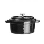 Vogue Cast Iron Round Mini Pot Black 240ml - Image 5