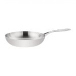 Vogue Stainless Steel and Aluminium Tri-Wall Frying Pan 24cm