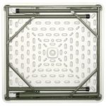 Bolero HDPE Square Folding Table 3ft White (Single) - Image 8