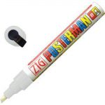 Securit White Chalk Marker 6mm Tip