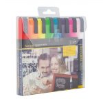 Securit Chalkmaster 6mm Liquid Chalk Pens Assorted Colours (8 Pack) - Image 2